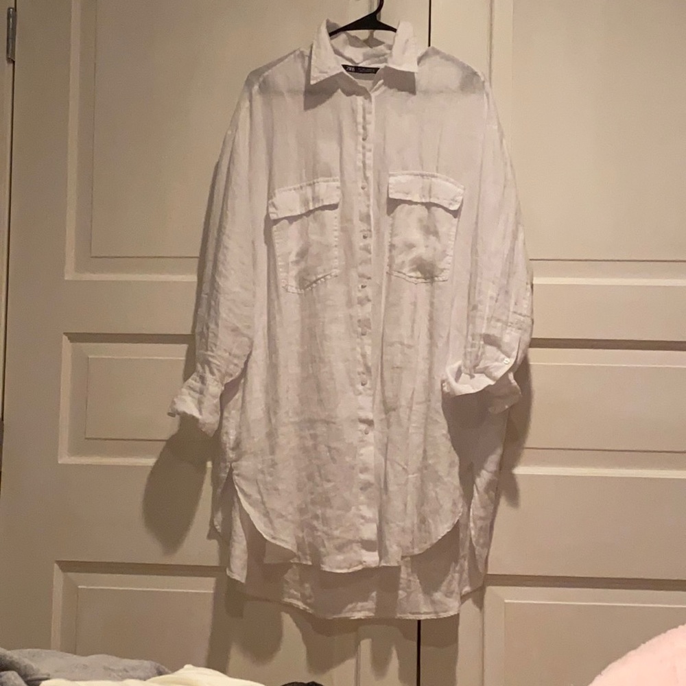 Adorable Zara button up dress